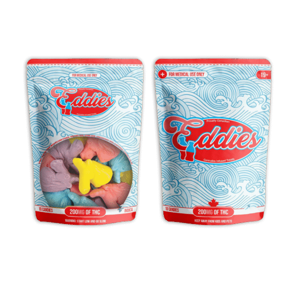 Gummy Sea Creatures Candy Weed Edibles (200MG THC)