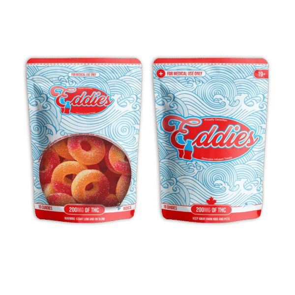 Peach Rings Candy Weed Edibles (200MG THC)