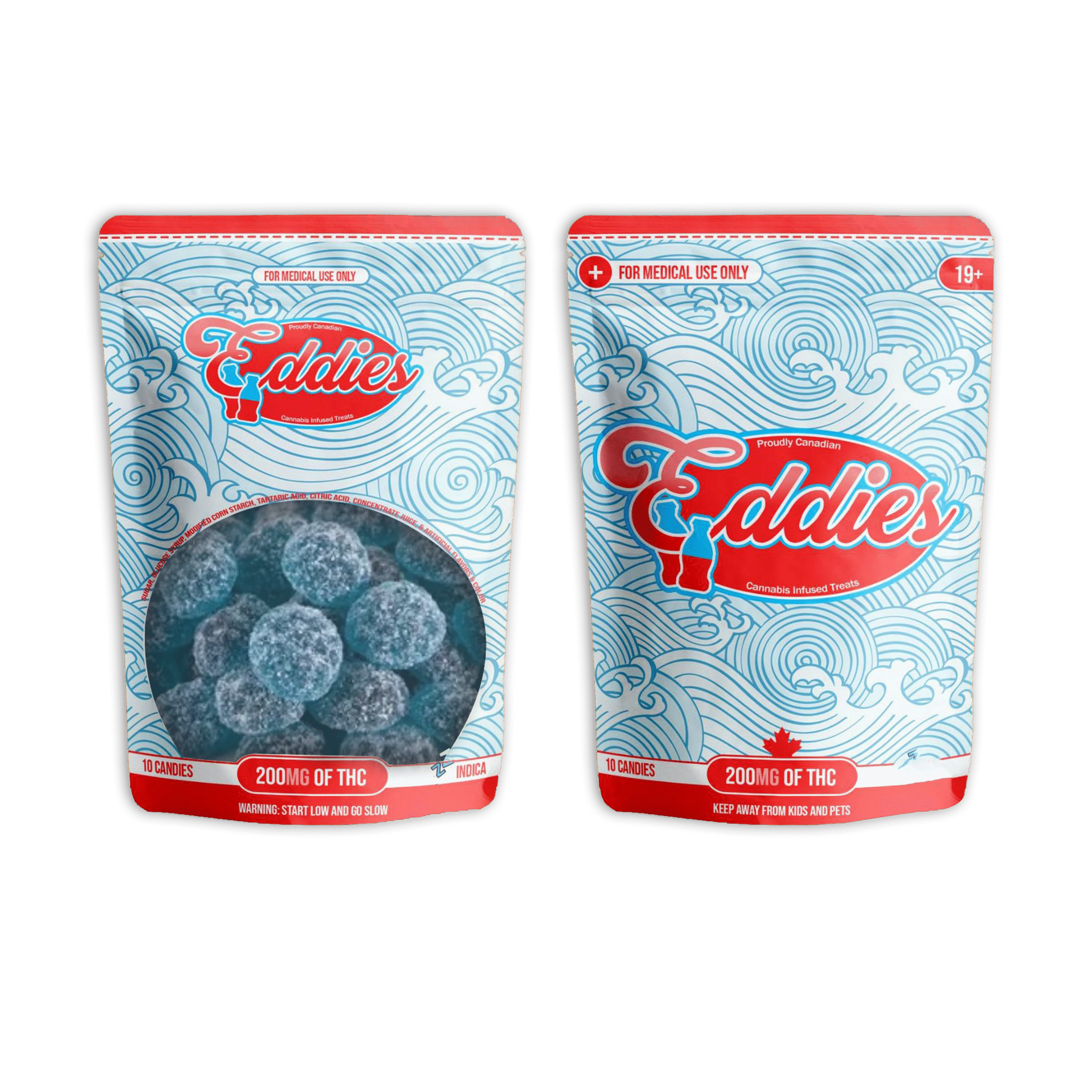 sour blueberry edibles