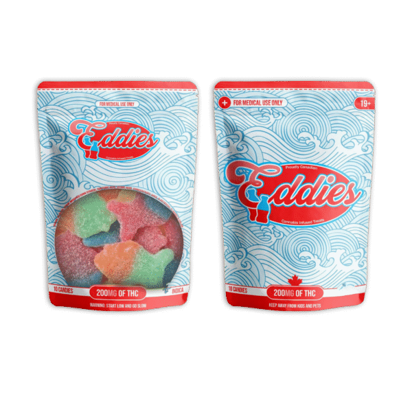 Sour Fishes Candy Weed Edibles (200MG THC)