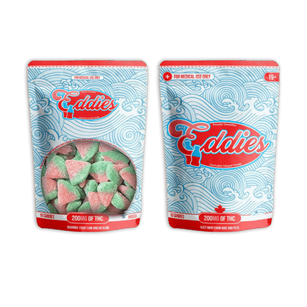 Sour Watermelons Candy Weed Edibles (200MG THC)