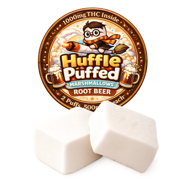 Huffle Puffed Root Beer Marshmallow Weed Edibles (1000MG THC)